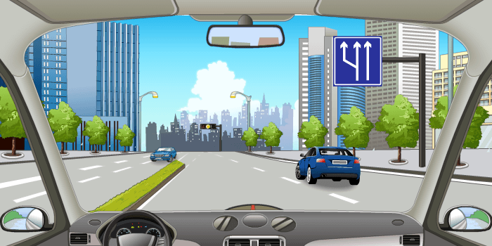 图示为车道数增加标志,表示前方车道数量增加,需谨慎驾驶.